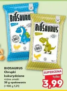 Kaufland Chrupki kukurydziane bezglutenowe ser Biosaurus oferta