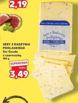 Kaufland Ser gouda z czarnuszką Spomlek z radzynia podlaskiego oferta