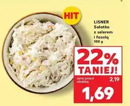 Kaufland Sałatka z selerem i fasolą Lisner oferta