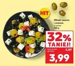 Kaufland Oliwki czarne i zielone z serem feta oferta