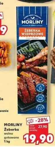 Kaufland Żeberka wieprzowe z sosem barbeque Morliny oferta