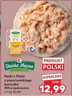 Kaufland Paski z fileta z piersi kurczaka Stoisko mięsne oferta
