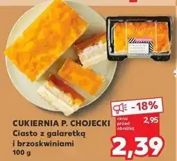 Kaufland Ciasto z galaretką i brzoskwiniami Chojecki oferta