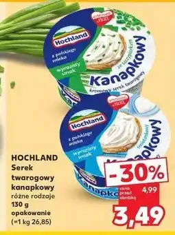 Kaufland Serek ze szczypiorkiem Hochland kanapkowy oferta