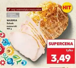 Kaufland Schab mazurski Warmia oferta