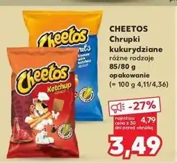 Kaufland Chrupki ketchup Cheetos oferta