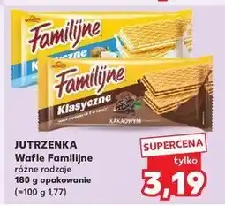 Kaufland Wafle kokosowe Jutrzenka familijne oferta