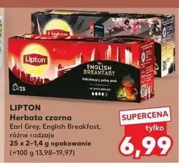 Kaufland Herbata earl grey classic Lipton special collection oferta