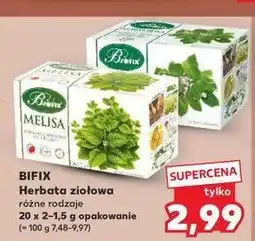 Kaufland Herbatka ziołowa morwa biała Bifix oferta