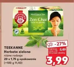 Kaufland Herbata zen chai Teekanne world special teas oferta