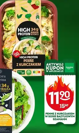 Żabka Penne z kurczakiem w sosie bazyliowym Szamamm oferta
