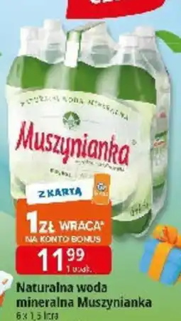 E.Leclerc Naturalna woda mineralna Muszynianka oferta