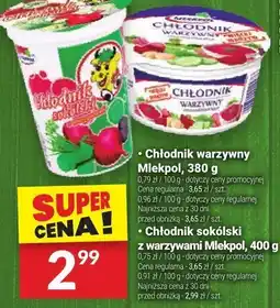 Twój Market Chłodnik warzywny Mlekpol 380 g oferta