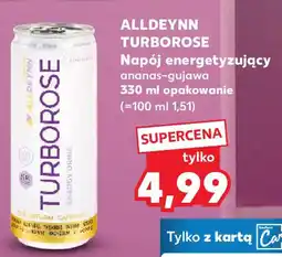 Kaufland Alldeynn turborose napój energetyzujący oferta