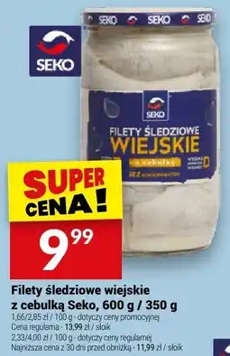 Twój Market Filety śledziowe wiejskie z cebulką Seko 600g oferta
