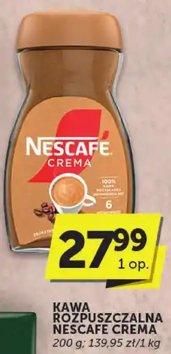 ABC Kawa rozpuszczalna Nescafe Crema 200g oferta