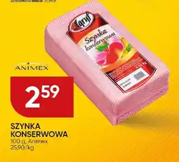 Chata Polska Szynka konserwowa 100g Animex oferta