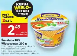 Twój Market Śmietana 18% Włoszczowa 200g oferta