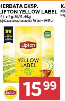 Stokrotka Herbata ekspresowa Lipton Yellow Label oferta