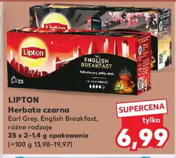 Kaufland Lipton herbata czarna oferta
