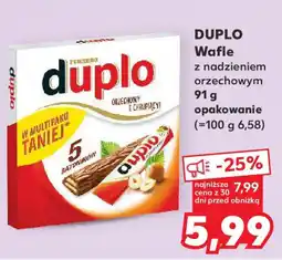 Kaufland Duplo wafle oferta