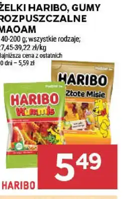 Stokrotka Zelki Haribo, gumy rozpuszczalne Maoam oferta