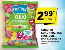 Groszek Chrupki kukurydziane Fruitusie 50g oferta