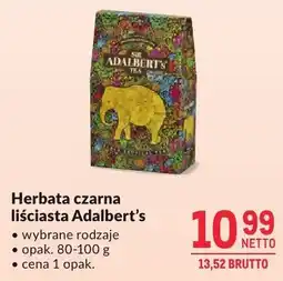 Makro Herbata czarna liściasta Adalbert's oferta
