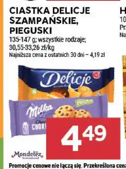 Stokrotka Ciastka Delicje Szampańskie, Pieguski oferta