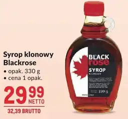 Makro Syrop klonowy Blackrose oferta