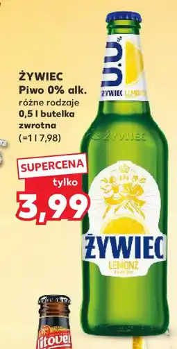 Kaufland Żywiec piwo 0% alk. oferta