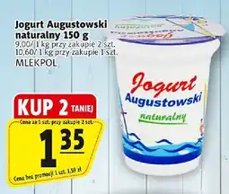 Prim Market Jogurt Augustowski naturalny 150g Mlekpol oferta