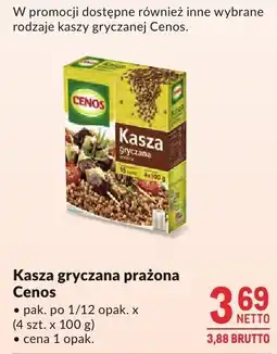 Makro Kasza gryczana prażona Cenos 400 g oferta