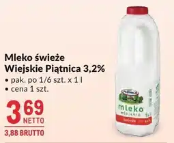 Makro Mleko świeże Wiejskie Piątnica 3,2% 1 l oferta