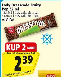 Prim Market Lody Dresscode Fruity Pop 55ml Algida oferta