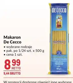Makro Makaron De Cecco 500 g oferta