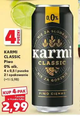 Kaufland Karmi classic piwo 0% alk. oferta