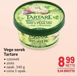 Makro Vege serek Tartare czosnek 140 g oferta
