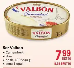 Makro Ser Valbon Camembert 180g oferta