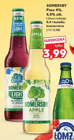 Kaufland Somersby piwo 4%, 4,5% alk. oferta