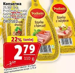 Prim Market Konserwa szynka z indykiem 110g DROSED oferta