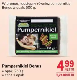 Makro Pumpernikiel Benus 250 g oferta