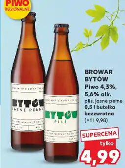 Kaufland Browar bytów piwo 4,3%, 5,6% alk. oferta