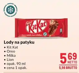 Makro Lody na patyku Kit Kat 90 ml oferta