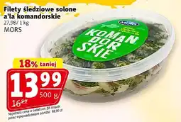 Prim Market Filety sledziowe solone a la komandorskie 500g MORS oferta