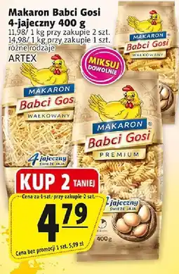 Prim Market Makaron Babci Gosi 4-jajeczny 400g ARTEX oferta