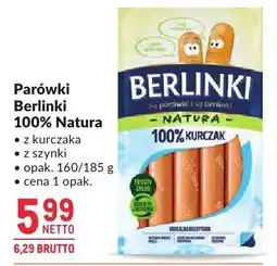 Makro Parówki Berlinki 100% Natura 160/185g oferta