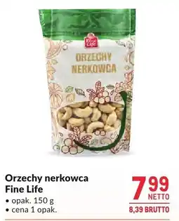 Makro Orzechy nerkowca Fine Life 150g oferta