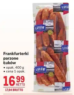 Makro Frankfurterki parzone Łuków 400g oferta