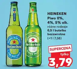 Kaufland Heineken piwo 0%, 4%, 5% alk. oferta